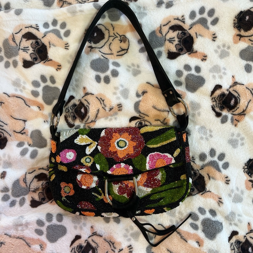Vintage beaded Christiana purse